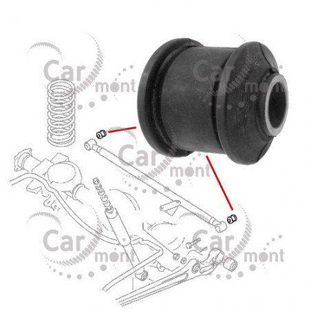 Silentbloc de Barre Panhard d Origine Arrières Pajero 2