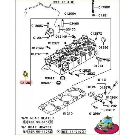 Joint Spy Avant D Arbre Cames Pajero L Td Et L Td Et Tdi