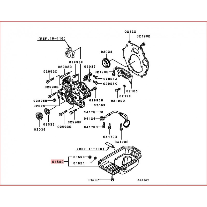 Carter D Huile Moteur Pajero L Tdi