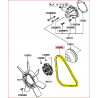 Courroie de Pompe à Eau/Alternateur d'Origine 10 x 949 L042 et L047