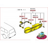 Feux Arrière Droit Adaptable Complet dans le Pare Choc Pajero 3 - 2003 - 2006