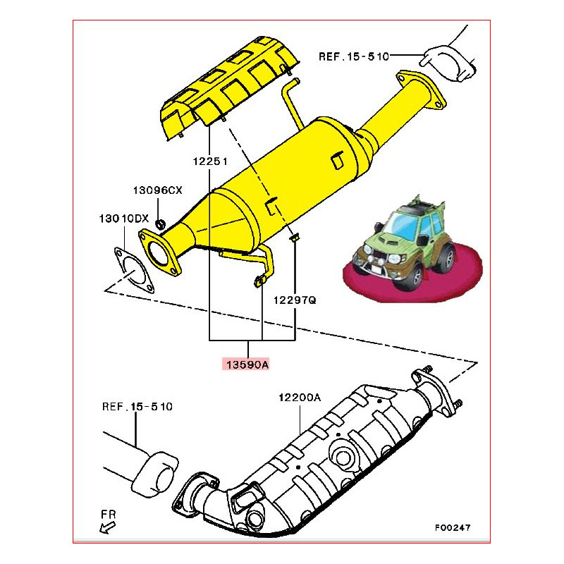 Filtre d'Habitacle Adaptable Pajero 4