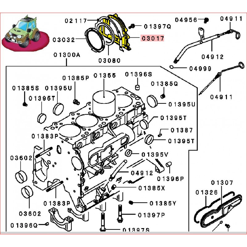 Carter Moteur Arri Re Pajero L Tdi