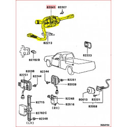 Commodo Phare, Clignotant, Essuies glace, L200 K34 MB571625